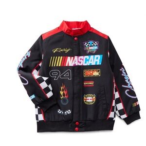NASCAR Jacket with Red and Black Design